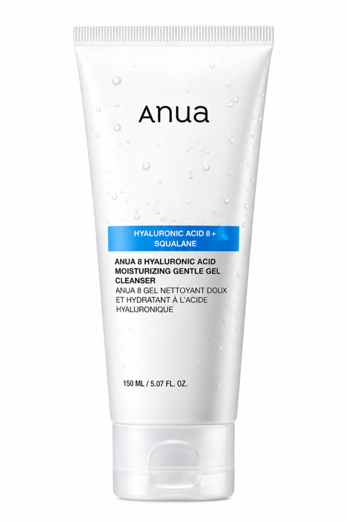 ANUA 8 HYALURONIC ACID MOISTURIZING GENTLE GEL CLEANSER -150ml
