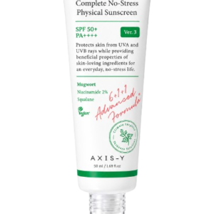 Axis-Y Complete No-Stress Physical Sunscreen 50ml