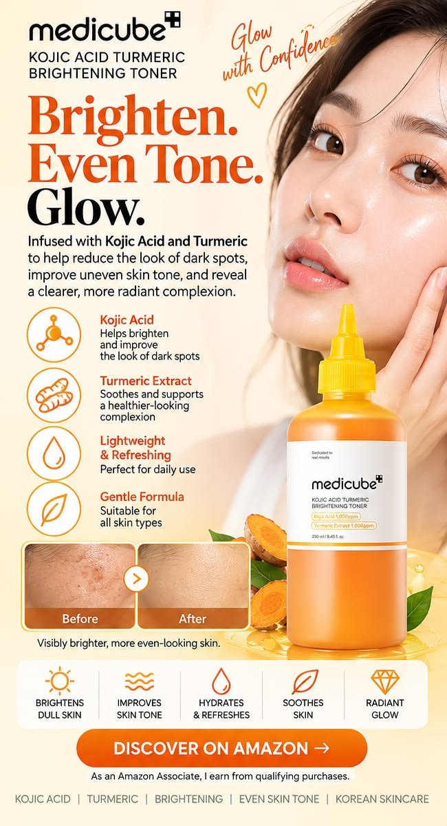 Medicube KOJIC ACID TURMERIC RESURFACING TONER 250ML