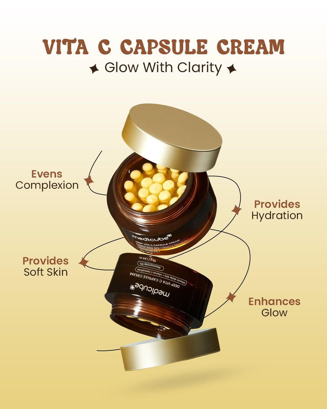 MEDICUBE Deep Vita C Capsule Cream- 55g