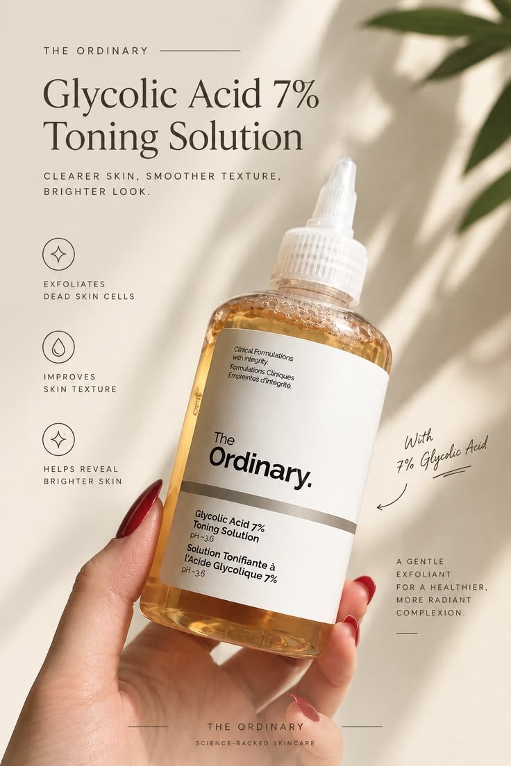 The Ordinary Glycolic Acid 7% Toning Solution 240ml